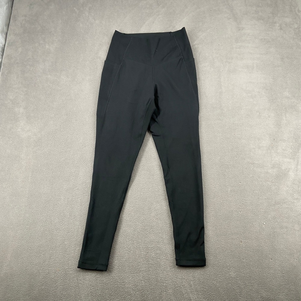 Danskin Womens High Waisted Pocket Leggings‎ Black Athletic Yoga Pants Sz Small